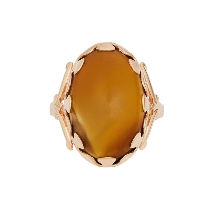 Кольцо из золота 583 пробы c сердоликом, Л 2314 9748 за 68880