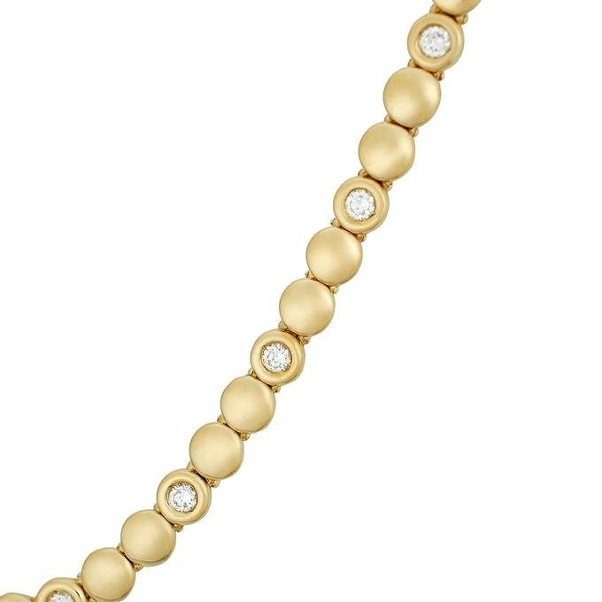 Колье из золота 750 пробы c бриллиантами, Л 0909 3386 за 859000