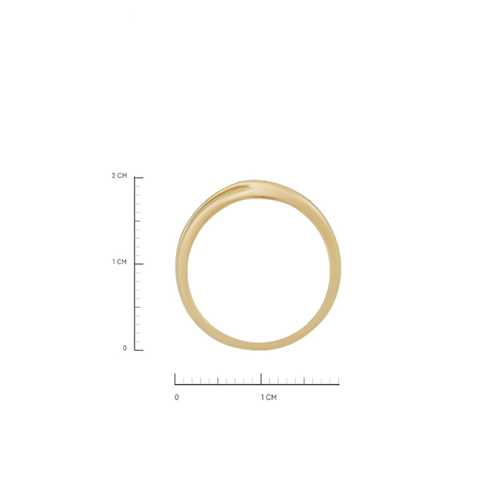 Кольцо из золота 585 пробы c бриллиантами, Л 3606 5937 за 19920