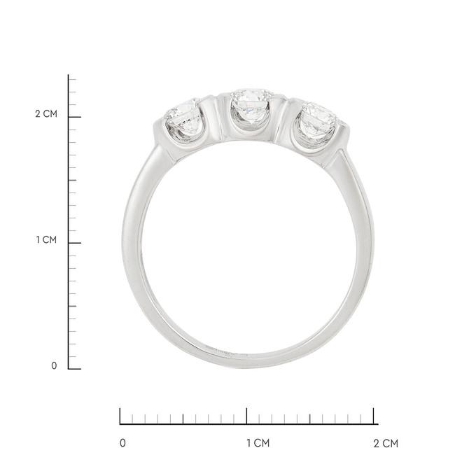 Кольцо из золота 750 пробы c бриллиантами, Л 1114 8672 за 195000