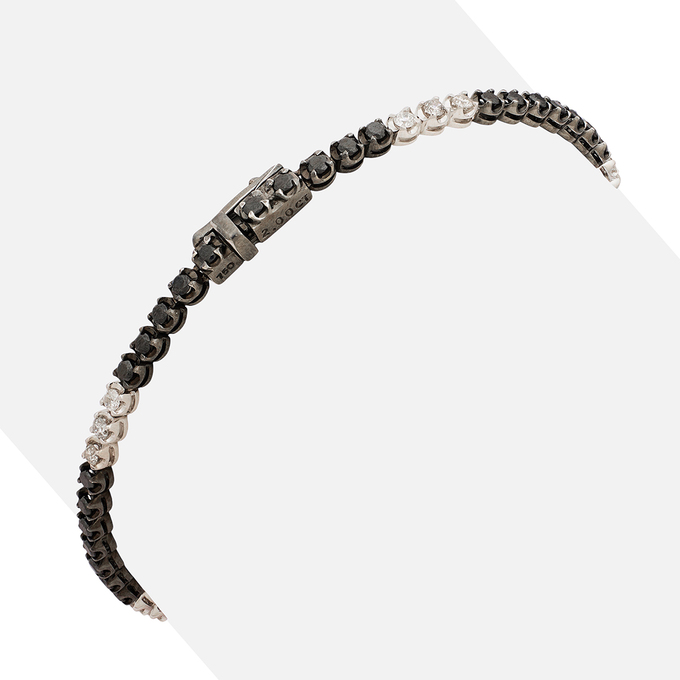 Браслет из золота 750 пробы c бриллиантами, Л 0808 7339 за 145000