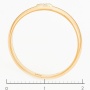 Кольцо из комбинированного золота 585 пробы c 1 бриллиантом Л39099410 фото 3