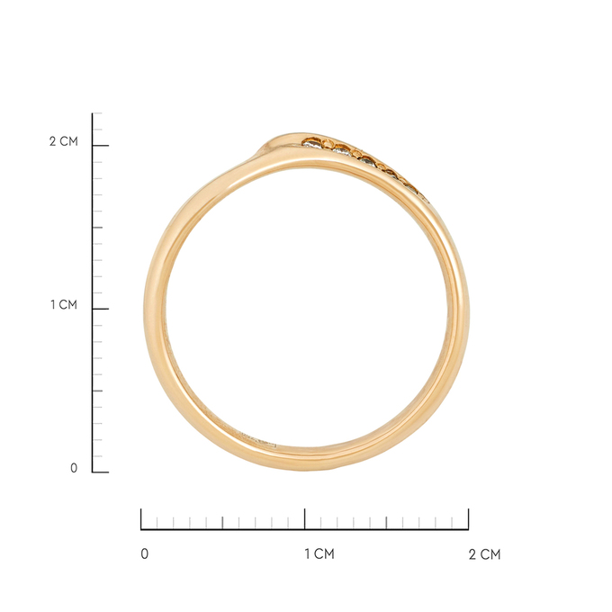 Кольцо из золота 750 пробы c бриллиантами, Л 0515 1271 за 44400