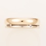 Кольцо из комбинированного золота 585 пробы c 5 бриллиантами Л51029495 фото 2