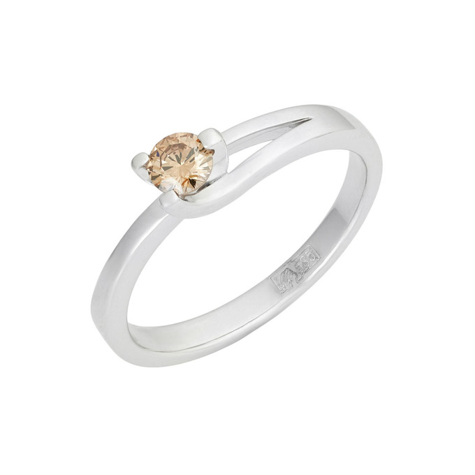Кольцо из золота 585 пробы с бриллиантом, Л 2813 5571 за 29500