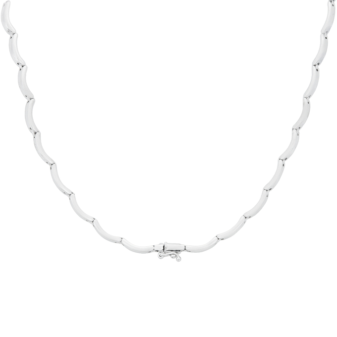 Колье из золота 750 пробы c диффузионными сапфирами и бриллиантами, Л 2811 5990 за 434000