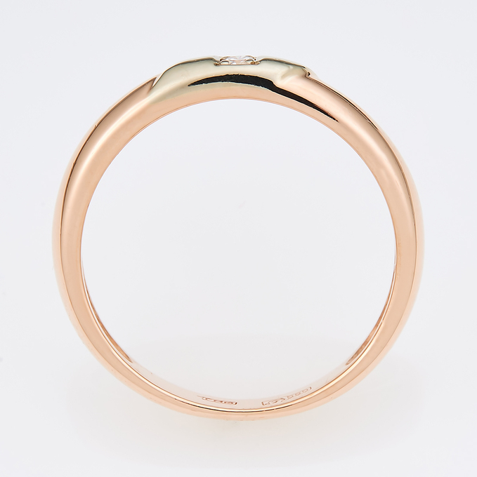 Кольцо из золота 585 пробы c бриллиантом, Л 0512 9731 за 42240