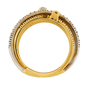 Кольцо из комбинированного золота 585 пробы c 139 бриллиантами Л28088544 фото 3