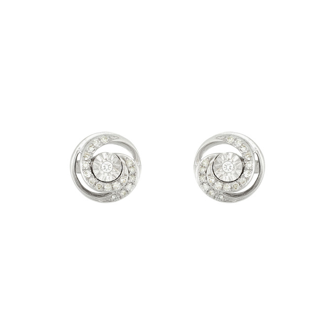 Серьги из золота 585 пробы с бриллиантами, Л 2813 3014 за 29400