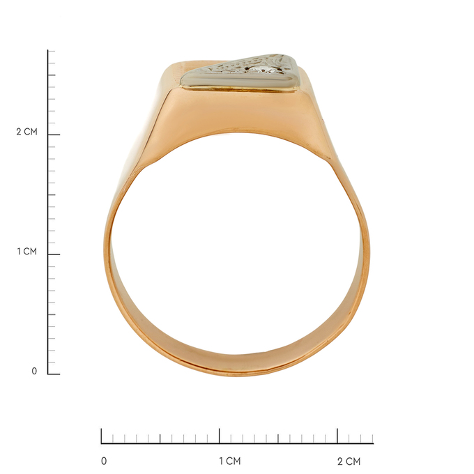 Кольцо из золота 583 пробы c бриллиантом, Л 2812 2891 за 106000