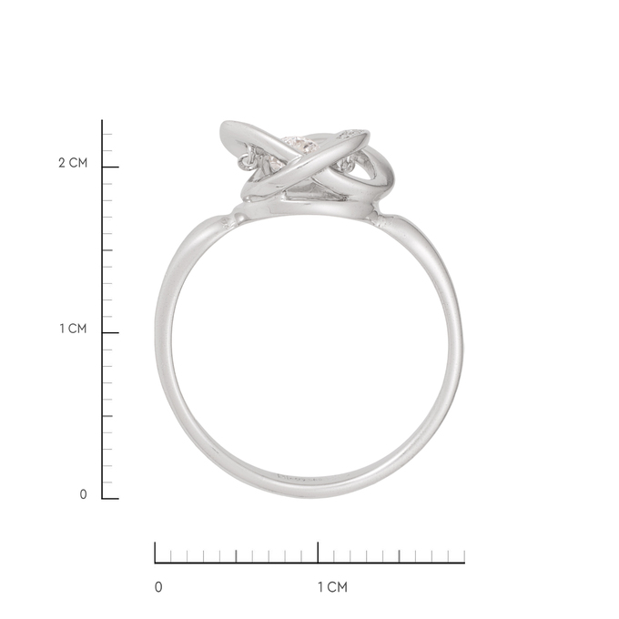 Кольцо из золота 585 пробы c бриллиантами, Л 1208 6801 за 62800