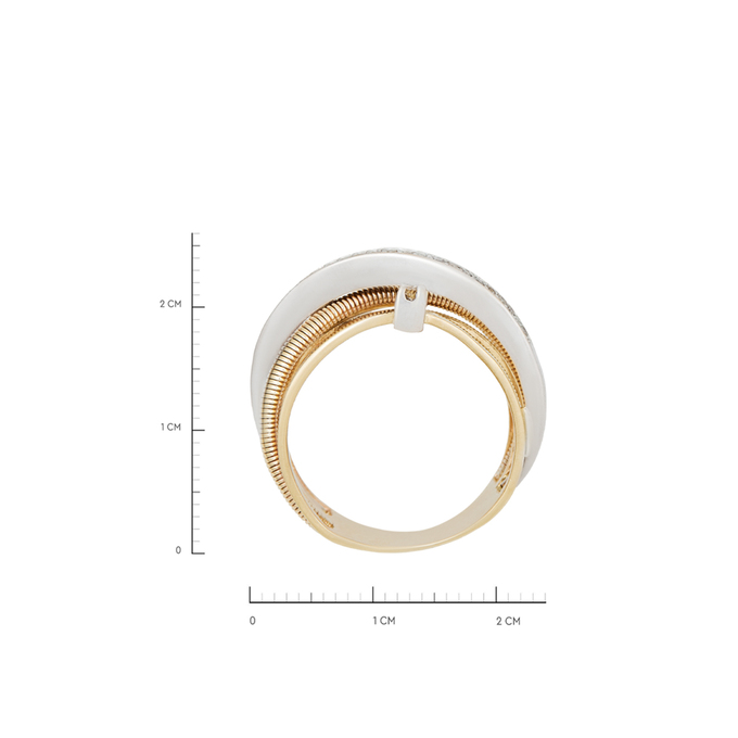 Кольцо из золота 500 пробы c бриллиантами, Л 3506 7478 за 79360