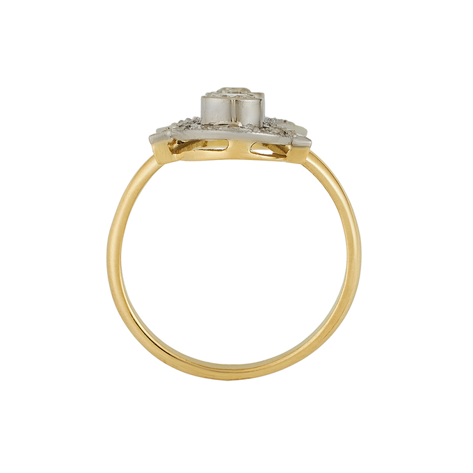 Кольцо из золота 750 пробы c бриллиантами, Л 0808 7960 за 119120