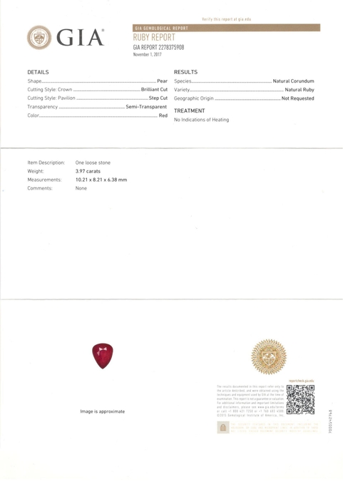 Кольцо из золота 750 пробы c рубинами и бриллиантами, Л 2811 7612 за 650000