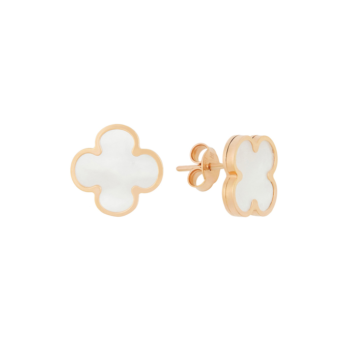 Серьги из золота 585 пробы c перламутром, К 0000 5678 за 37800