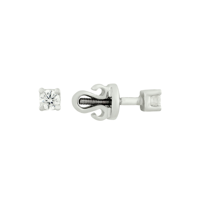Серьги из золота 750 пробы с бриллиантами, Л 3015 0265 за 52300