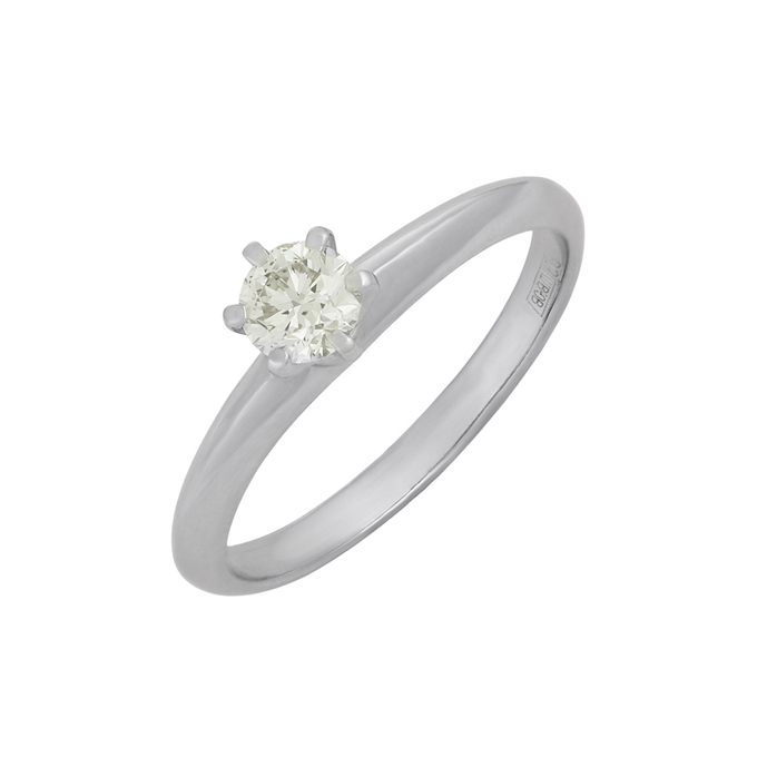 Кольцо из золота 585 пробы c бриллиантом, Л 4306 6229 за 38000