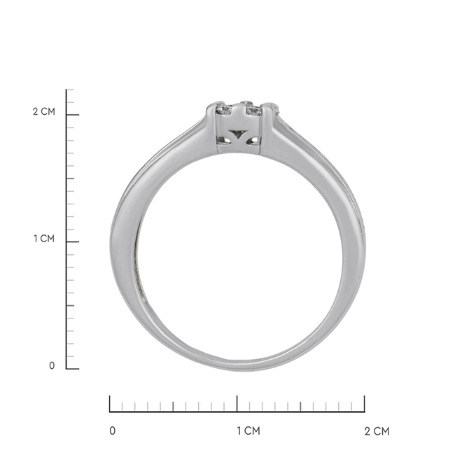 Кольцо из золота 585 пробы c бриллиантами, Л 2811 5601 за 51920