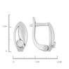 Серьги из золота 585 пробы с бриллиантами