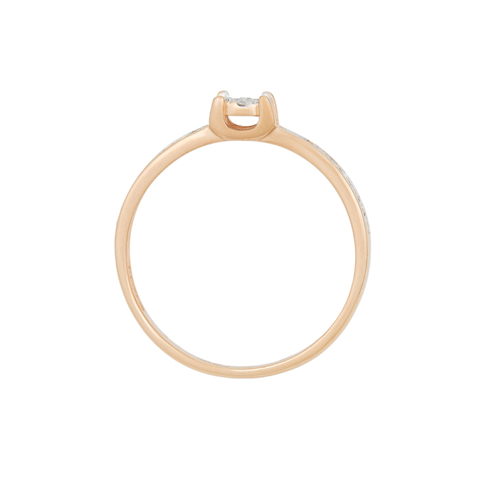 Кольцо из золота 585 пробы c бриллиантами, Л 0616 7750 за 20720