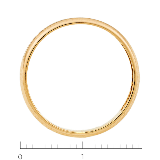 Кольцо из красного золота 585 пробы c 19 бриллиантами, Л31121978 за 10500