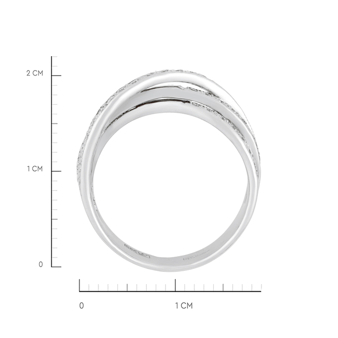 Кольцо из золота 585 пробы c бриллиантами, Л 3706 7066 за 56000