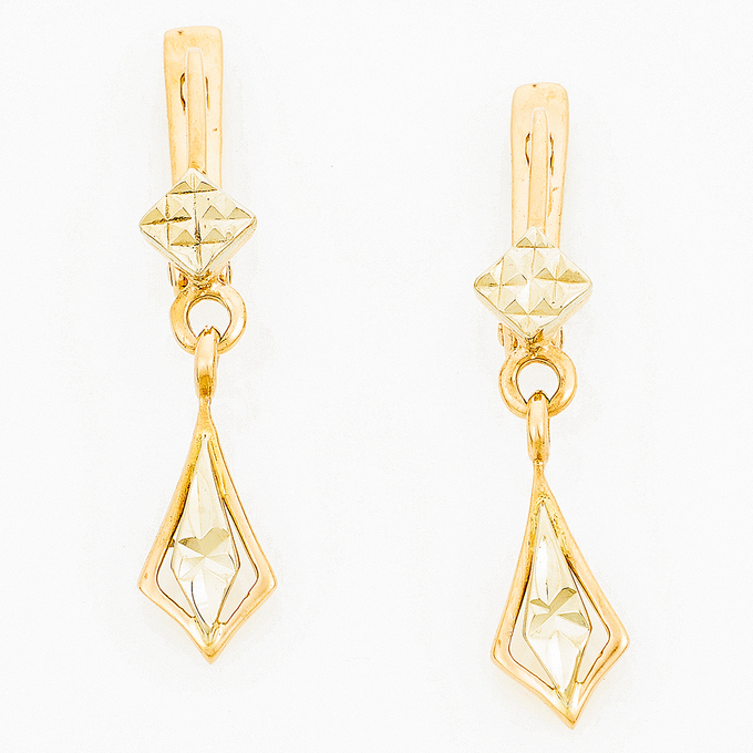 Серьги из золота 585 пробы