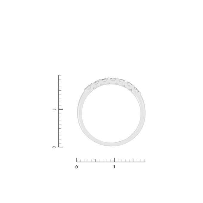 Кольцо из золота 585 пробы c 7 бриллиантами, Л 7500 7085 за 37200