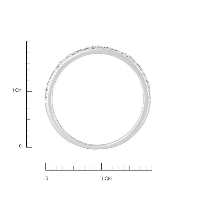 Кольцо из золота 585 пробы c бриллиантами