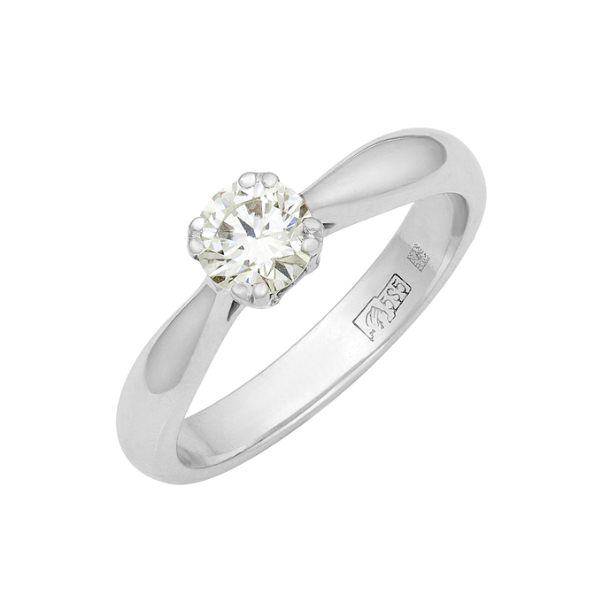 Кольцо из золота 585 пробы c бриллиантом, Л 2811 6915 за 120720