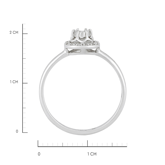 Кольцо из золота 585 пробы c бриллиантами, Л 1116 6710 за 20400