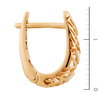 Серьги из комбинированного золота 585 пробы