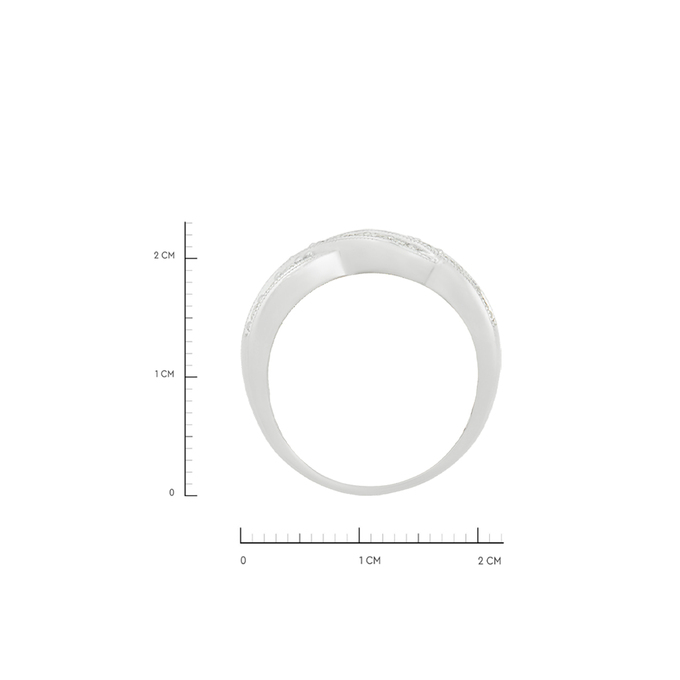 Кольцо из золота 585 пробы c бриллиантами, Л 7500 9345 за 82000
