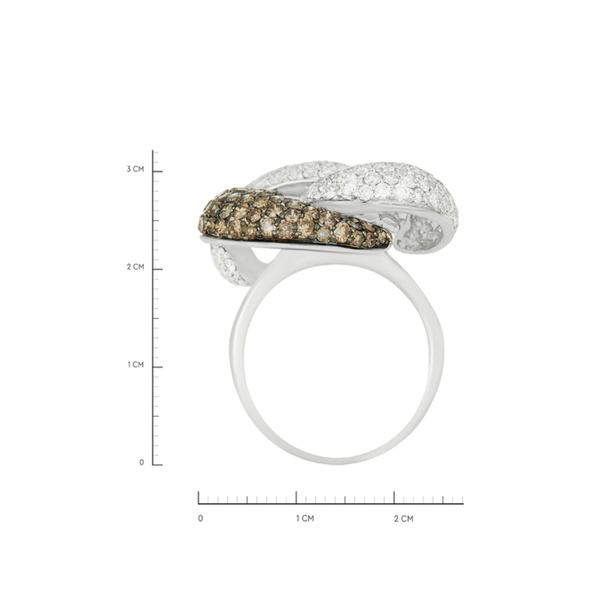 Кольцо из золота 750 пробы c бриллиантами, Л 4710 5655 за 290000