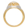 Кольцо из желтого золота 750 пробы c 25 бриллиантами 012785 фото 2
