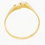Кольцо из желтого золота 585 пробы c 2 бриллиантами Л46079996 фото 2