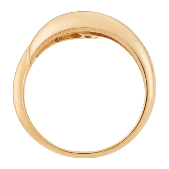 Кольцо из красного золота 585 пробы c 1 бриллиантом, Л47088767 за 16750