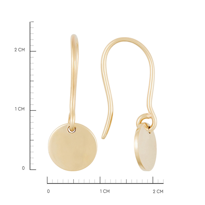 Серьги из золота 585 пробы
