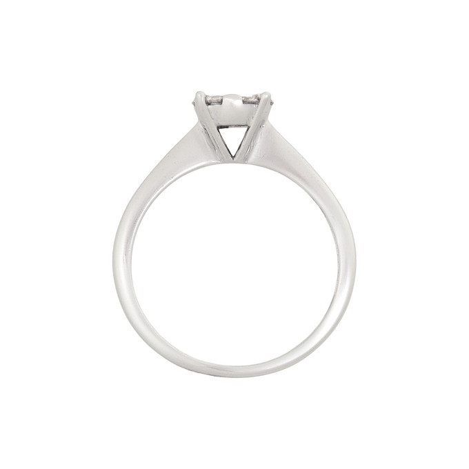 Кольцо из золота 585 пробы c бриллиантами, Л 7000 4578 за 32720