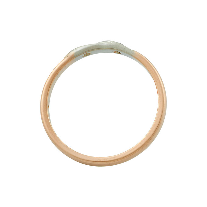 Кольцо из золота 583 пробы c бриллиантами, Л 4508 4166 за 34160