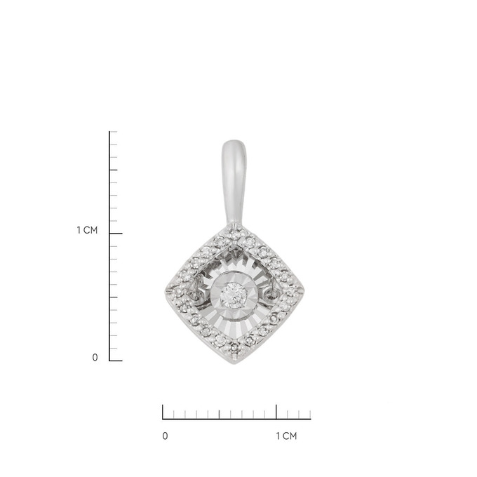 Подвеска из золота 585 пробы c бриллиантами, Л 6002 0903 за 17940
