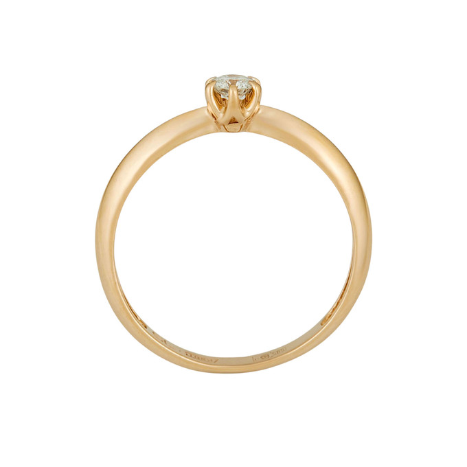 Кольцо из золота 585 пробы c бриллиантом, Л 4508 4515 за 19900