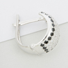 Серьги из золота 585 пробы c фианитами