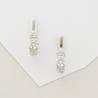 Серьги из золота 585 пробы c фианитами