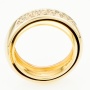 Кольцо из комбинированного золота 750 пробы c 18 бриллиантами Л09032228 фото 3