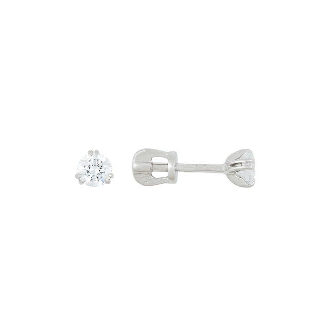 Серьги из золота 585 пробы c фианитами