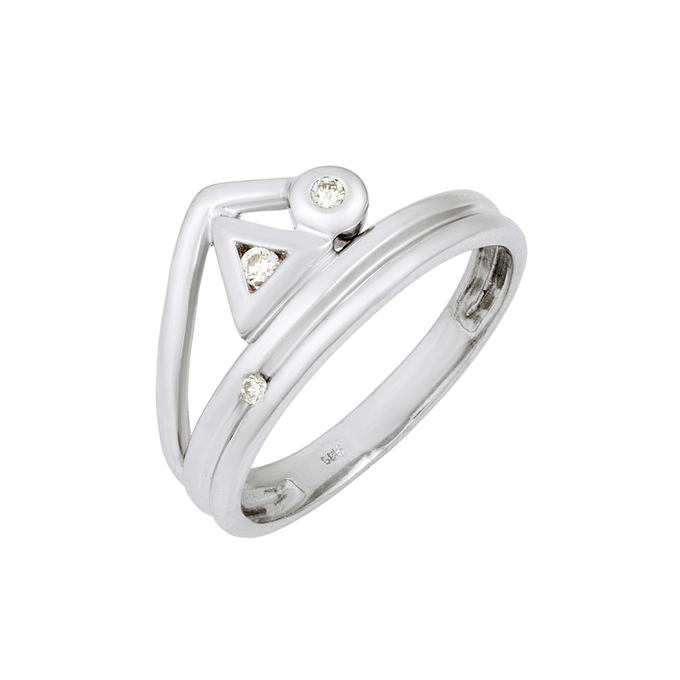 Кольцо из золота 585 пробы c бриллиантами, Л 5805 1559 за 31920