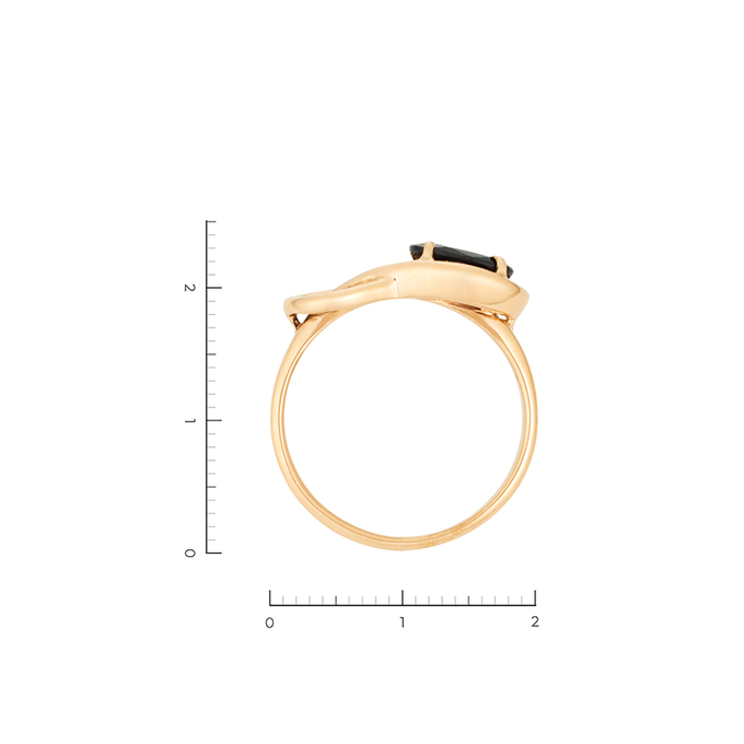 Кольцо из золота 585 пробы c 1 сапфиром, Л 2810 4031 за 42320