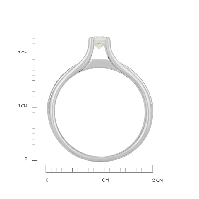 Кольцо из золота 585 пробы c бриллиантами, Л 4505 1473 за 102320