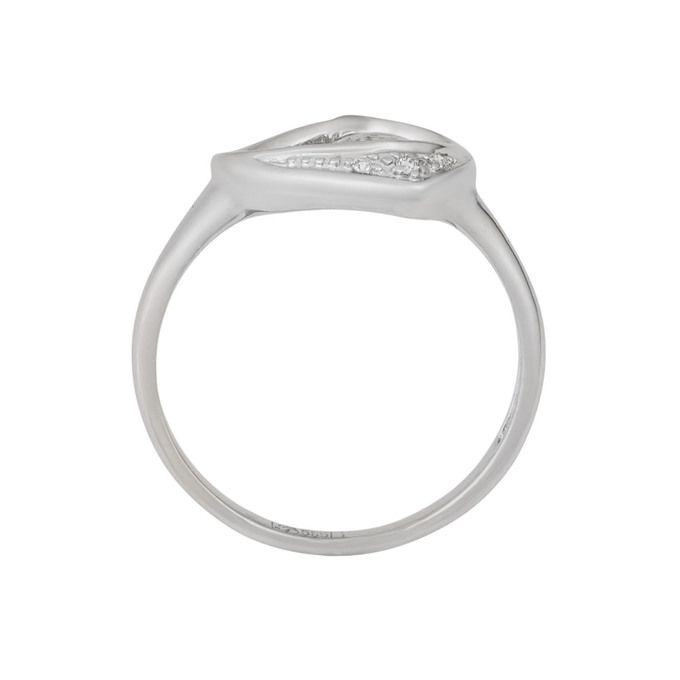 Кольцо из золота 585 пробы c бриллиантами